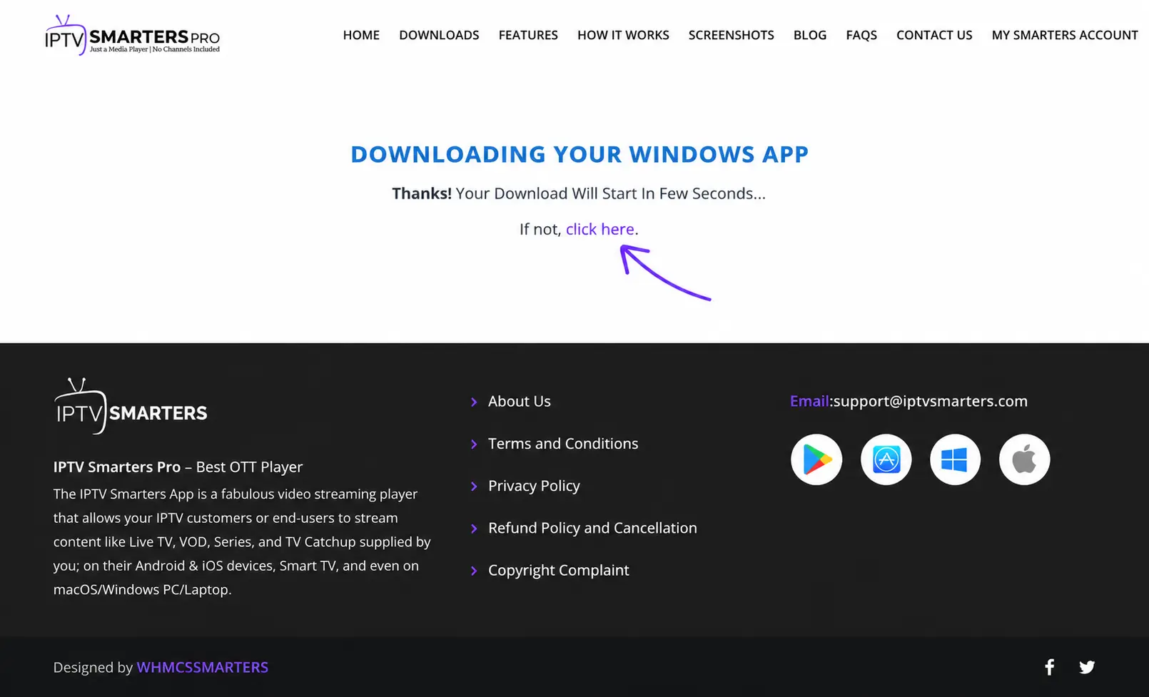 Download IPTV Smarters Pro for Windows