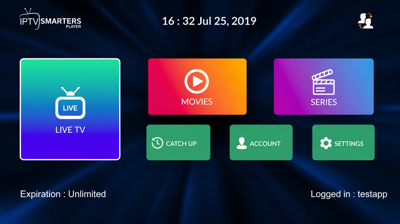 IPTV Smarters Pro on Smart TV